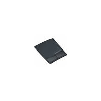 Fellowes Leatherette Mouse Pad / Wrist Support with Microban Protection - Black-Go beyond comfort with our patented Health-V Channel!