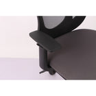 Brassex Angelo Desk Chair - Black/Grey-5 dual 50mm castors for easy mobility