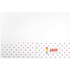 JAM Paper Handmade Folders, White with Burgundy Dots, 100 Pack (9935980B100)-2 pocket