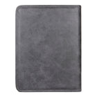 Bugatti Writing Case With Exterior Pocket, Synthetic/Canvas, Grey, 13" x 10" x 1.25"-Synthetic/canvas material