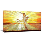 Designart Rays of Light Sensual Canvas Art Print, (PT2914-32-16)-Print