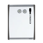 Staples Magnetic Dry-Erase Board - 8.5" x 11"-Steel whiteboard, ideal for placement in low-use or personal spaces