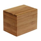 Oceanstar RB1408 Bamboo Recipe Box with Divider-Clear frame for the recipe card to prevent dirtiness