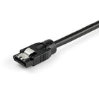 StarTech 0.3 m Round SATA Cable-Supports fast data transfer rates of up to 6Gbs when used with SATA 3.0 compliant drives