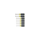 Klein Tools 7-Pc Cushion Grip Nut Driver Sets-3" Shafts-Drive Type Imperial