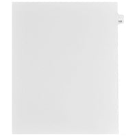 Mark Maker Legal Exhibit Index Tab White Single Tabs, 1/15th Cut, Letter Size, No Holes, Number 103, 25 Pack-White Single Tabs, 1/15th Cut