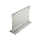 Eddie's Top Loading Sign Holder - 7" H x 11" W - Clear Acrylic - 4 Pack-Acrylic Sign Holder