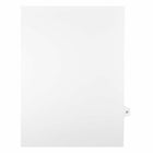 Mark Maker Legal Exhibit Index Tab White Single Tabs, 1/15th Cut, Letter Size, No Holes, Number 57, 25 Pack-White Single Tabs, 1/15th Cut