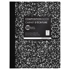 Merangue Composition Books - 9-3/4" x 7-1/2" - 200 Pages - Black - 6 Pack-Composition book; designed for lab notes, note-taking, and other writing needs
