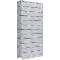 Metalware RK983 Boltless Shelving Unit, 13-Shelves, 36" x 18" x 76", Light Grey-Adjustable shelving system that provides high strength, yet economical storage capacity for your needs