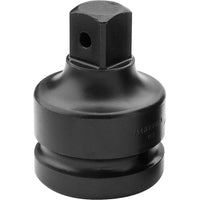 Gray Tools Adapter 1" Female 1-1/2" Male, Black Impact-Female (inches): 1"
