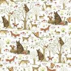 JAM Paper Industrial Size Bulk Wrapping Paper Rolls, Fairy-tale Forest, 1/4 Ream (416 Sq. Ft)-Fairy-tale Forest Design