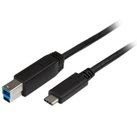 StarTech USB-C to USB-B Cable, M/M, 6 ft (USB315CB2M)-Simple connections through a reversible USB Type-C connector, which plugs into your device with either side facing up