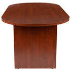 Flash Furniture 6 Foot (72 inch) Oval Conference Table - Cherry-Classic Style
