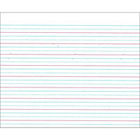 Pacon Zaner-Bloser Sulphite Paper, 10.5"X8", 1/2" Ruling 1/4" Broken Midline 1/4" Space, Gr., 1500/Pack (PACZP2412)-Practice handwriting paper