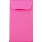 JAM Paper #5.5 Coin Envelopes, 3 1/8 x 5 1/2, Brite Hue Fuchsia Pink , 100 Pack-Coin Envelopes