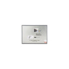 Quartet Magnetic Dry-Erase Board - Silver Frame - 11" x 8.5"-Lightweight plastic frame