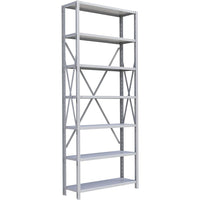 Metalware RK337 Boltless Shelving Unit, 7-Shelves, 36" x 24" x 88", Light Grey-Adjustable shelving system that provides high strength, yet economical storage capacity for your needs