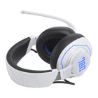 JBL Quantum 910P Wireless Over-Ear Console Gaming Headset for Playstation - White/Blue-2 hours charging time