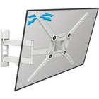 Barkan Curved / Flat Panel Dual Arm TV Wall Mount, Full Motion, Fits 29" to 65" (3400W.W)-Minimum distance from wall: 2.7"/6.9cm 
Maximum distance from wall: 17.3"/ 44cm