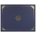 St. James Document/Certificate Holders - Gold Foil - Linen Finish - Navy Blue - 5 Pack-Add ceremony, elegance and sincerity to the act of giving recognition
