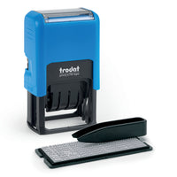 Trodat Dater Do-It-Yourself Self-Inking Stamp Kit, 2-Line-Kit includes one tray of letters, numbers and punctuation marks, ink cartridge and tweezers