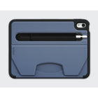 Zugu Magnetic Folio Case for iPad 10th Gen 10.9” (2022) and iPad A16 11th Gen (2025) - Blue (Slate)-Robust bumper and rugged TPU + PC shell for major drop protection