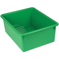 Romanoff Products Stowaway Letter Box No Lid, Green, 4 Pack-Dimensions: 10 1/2"(W) x 5"(D) x 13"(L)
