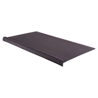 Allsop ErgoEdge Deskpad with Wrist Rest - Black-Features a full length cushioned edge for ergonomic support and comfort