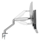 Uplite Single Spring Assisted Monitor Mount Arm for 17" - 32" Monitors-Full Articulation - Adjustable arm offers +55 deg to -55 deg tilt, 180 deg swivel and 360 deg rotation, self-adjusting counterbalance for most any monitors