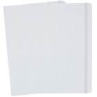 JAM Paper Hardcover Lined Notebook with Elastic Closure, Large, 5.88 x 8.5 Journal, White, 2 Pack (340526604g)-Size: 5 7/8" x 8 1/2"