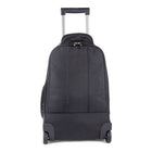 Bugatti Gregory Polyester Backpack On Wheels, Black-Accommodate 15.6 " fits Laptop