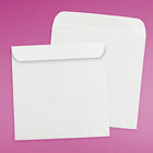 JAM Paper 10.5 x 10.5 Square Envelopes, White, 250 Pack (3992320H)-Paper Weight: 28 lbs.