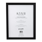 Gry Mattr Document Frame without Mat Black - 8.5" x 11" - 3 Pack-Wood Frame