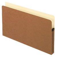 Staples File Pocket, 3.5" Expansion, Legal, 5 Pack-Recycled file pockets have 100% recycled fiber with 30% post consumer fiber
