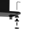 Kanto SX26 22" Tall Fillable Speaker Stands with Isolation Feet - Black-Features spiked feet with removable silicone pads for carpet or hardwood floors