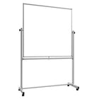 Luxor 48" x 48" Mobile Double-Sided Magnetic Whiteboard-Board: 48" x 48" x 1"