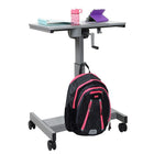 Luxor (STUDENT-C) Student Desk - Sit/Stand Desk with Height Adjustable Crank Handle-Dimensions: 27.5"W x 19.5"D x 24.5"-42"H