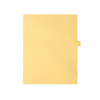 Mark Maker Legal Exhibit Index Tab Buff Single Tabs, 1/26h Cut, Letter Size, No Holes, Letter K, 25 Pack-Buff Single Tabs, 1/26th Cut