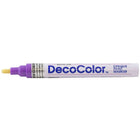 Marvy Uchida Broad-Point Opaque Paint Markers - Hot Purple - 2 Pack-These versatile paint markers use water based acrylic ink that goes on smooth to brighten up any surface or project