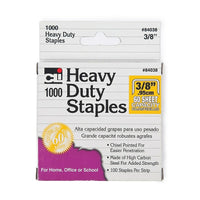 Charles Leonard Heavy Duty Staples, 3/8", 6000 Pack (CHL84038)-Durable and perform well in most stapling machines