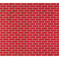 Pacon Fadeless Design Roll, 48" x 50', Brick (PAC56475)-Fade-resistant bulletin board papers.