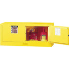 Justrite Sure-Grip EX Stackable "Piggyback" Cabinets, 2 Doors, Manual, Piggyback, 43" x 18" x 24"-Can be used singly or stacked to provide expanded or segregated storage of flammables