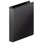 Wilson Jones Customizer ENVI Professional Single Touch 1" 3-Ring D-Ring Binder - Black-Open and close rings with a single touch, no more pinched fingers