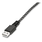 Cat 6ft Braided Nylon USB-IF Certified USB-C to USB Charge and Sync Cable-Certified hi-speed USB