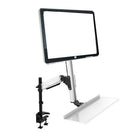 Rocelco EFD Sit To Stand Ergonomic Floating Desk, Black-Sit to Stand Ergonomic Floating Desk with Desk Mount System