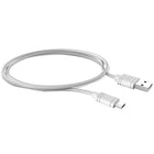 Micro USB Sync & Charge Cable by M, 6 ft, White (83559)-Flexible mesh design helps keep your cable tangle-free