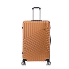 TOSCANO RIGOROSO 20" Hardside Carry On Luggage - Bronze Gold-Designed in Italy
