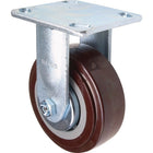Kleton Caster, Rigid, 5" (127 Mm), Polyurethane, 650 Lbs. (294 Kg.) - 5 Pack-Bolt Hole Size 3/8" (9.52 mm)