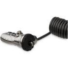 StarTech Laptop Self-Coiling 3-Digit Combination Cable Lock-Portable self-coiling cable lock stretches to 1.8 m (6'), and retracts to just 266 mm (10.5")